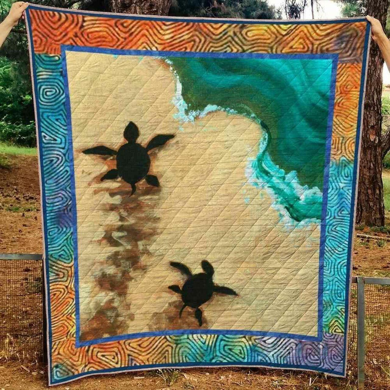 Turtle Ver5 Blanket Th1507 Quilt