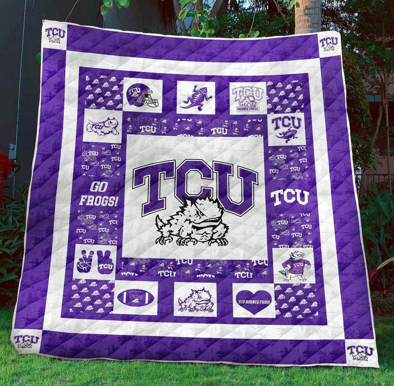 Tcu Horned F Ver2 Blanket Th1507 Quilt