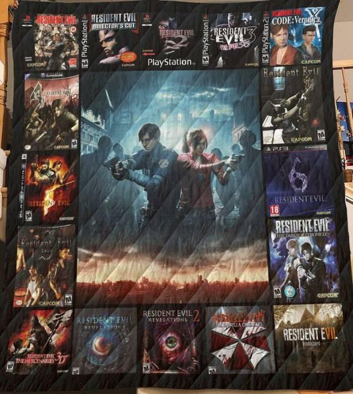Resident Evil Quilt Blanket Limited Quilt Blanket
