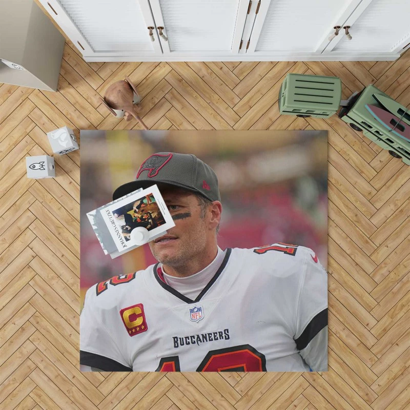 Excellent Nfl Player Tom Brady Rug