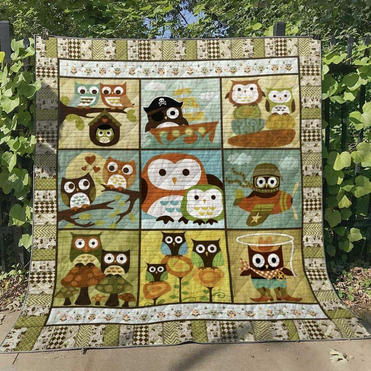 Owl Nx310538 Quilt Blanket