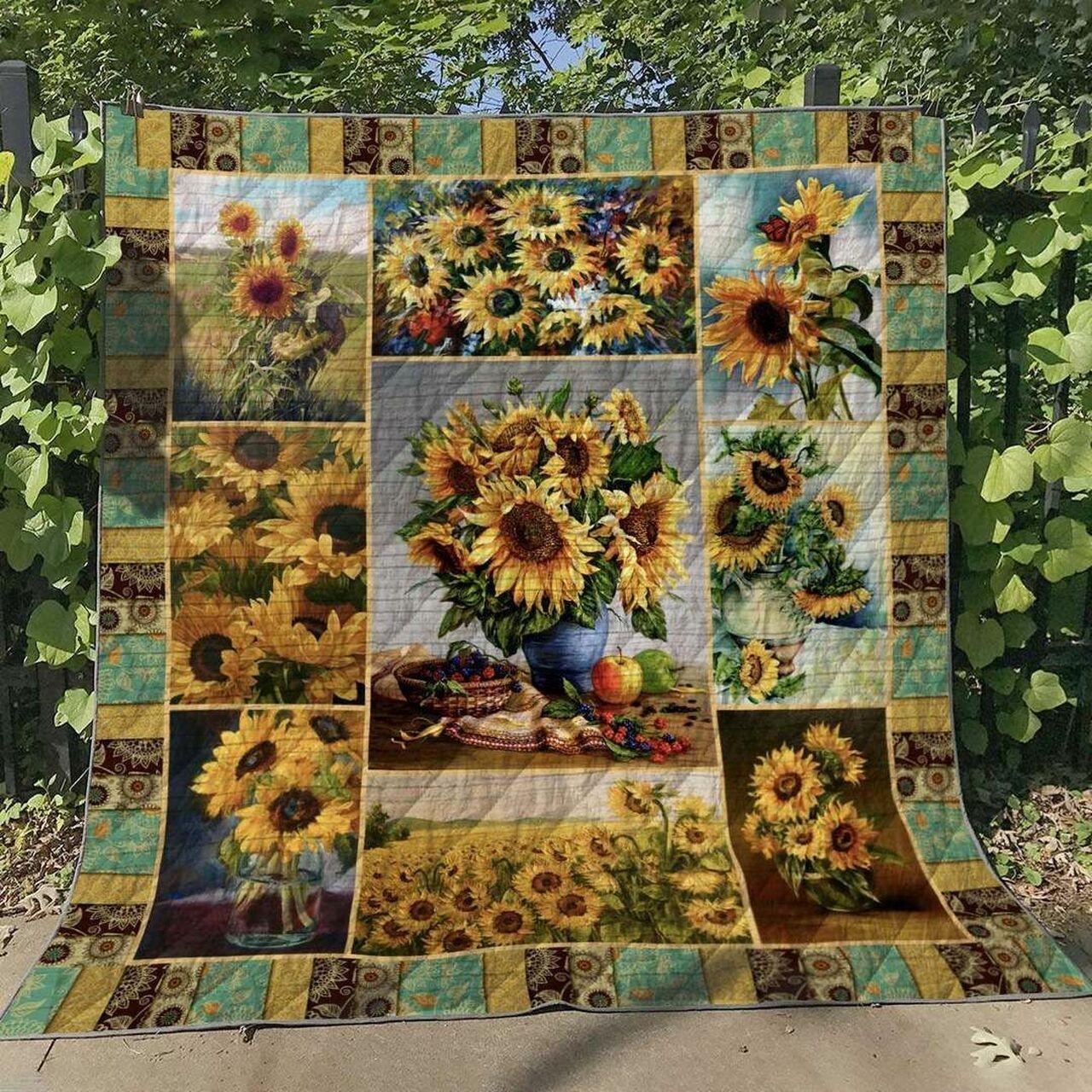 Sunflo Nx070624 Quilt Blanket