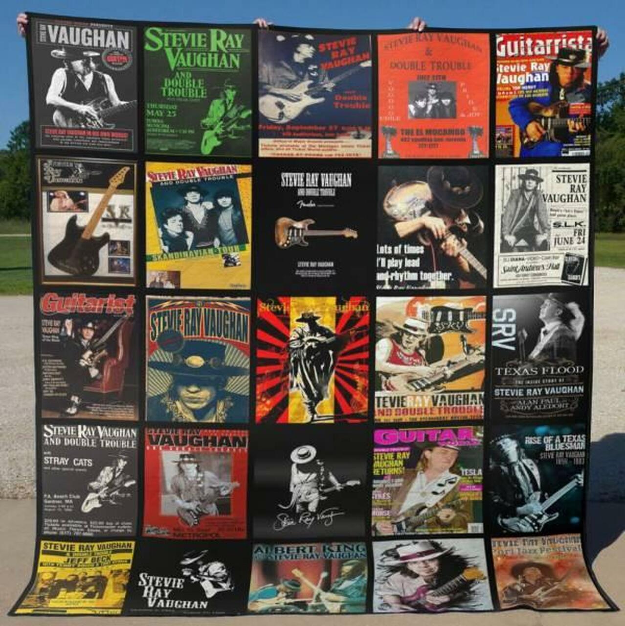 Stevie Ray Vaughan Quilt Blanket Hvt290518 Quilt