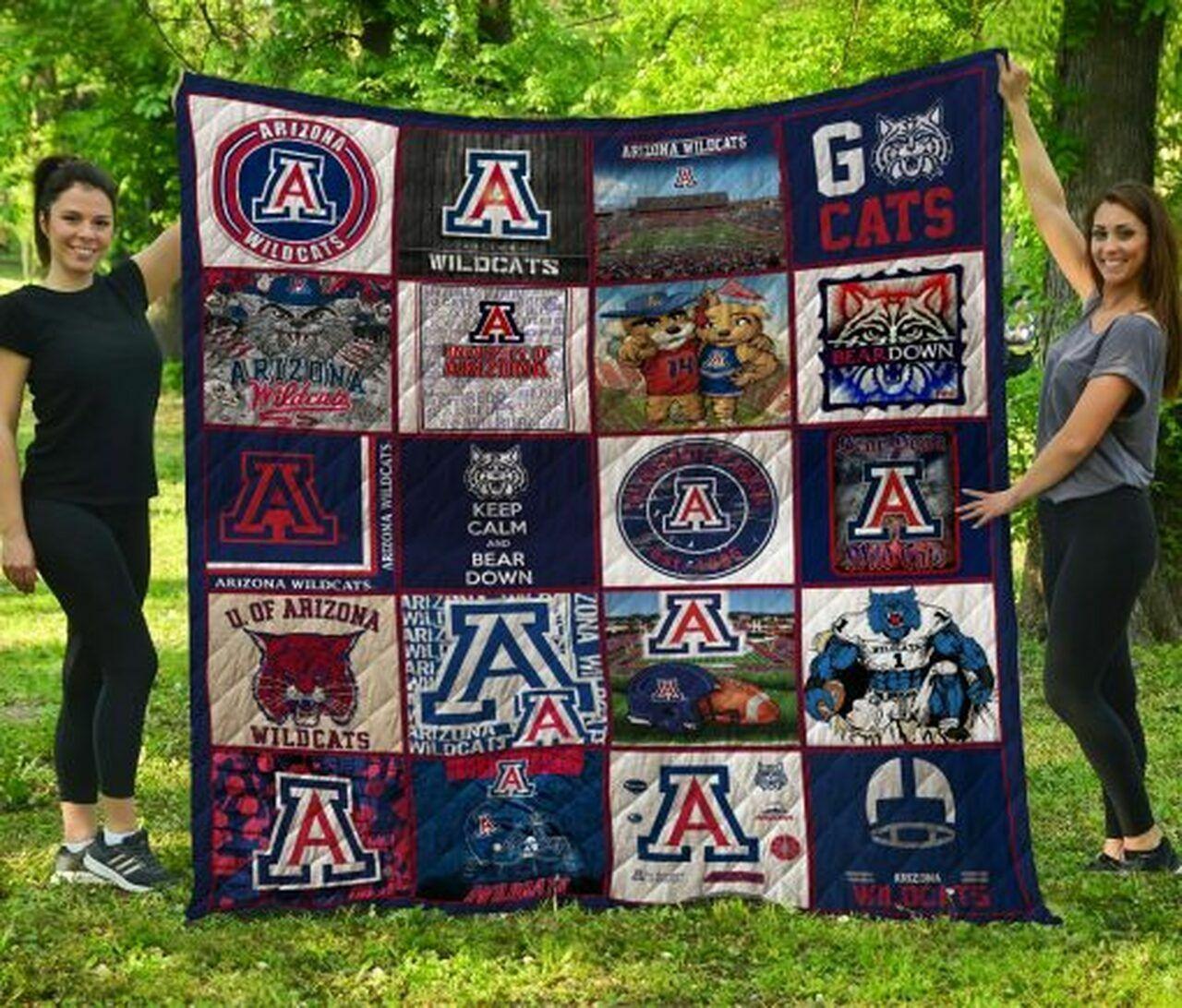 Ncaa Arizona Wild Quilt Blanket #603