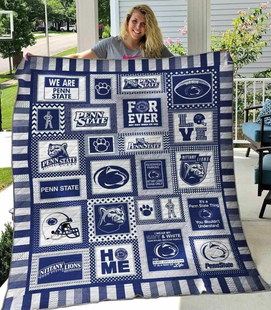 Petate Nittany L 3 Blanket Th1607 Quilt