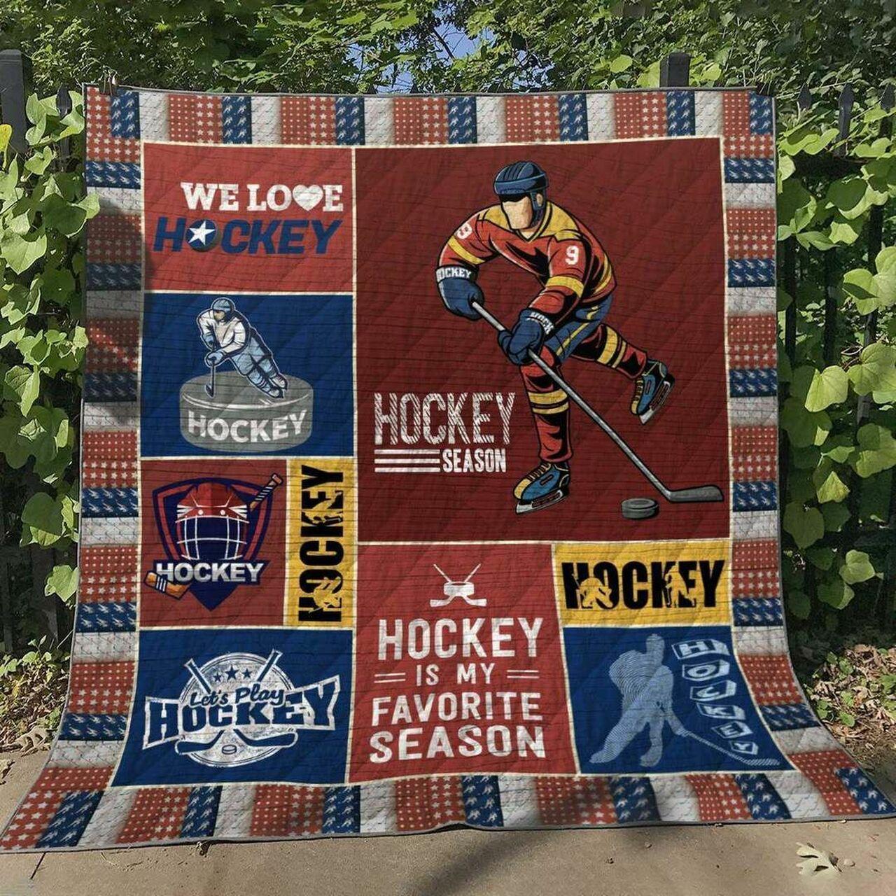 Hockey Nx270516 Quilt Blanket