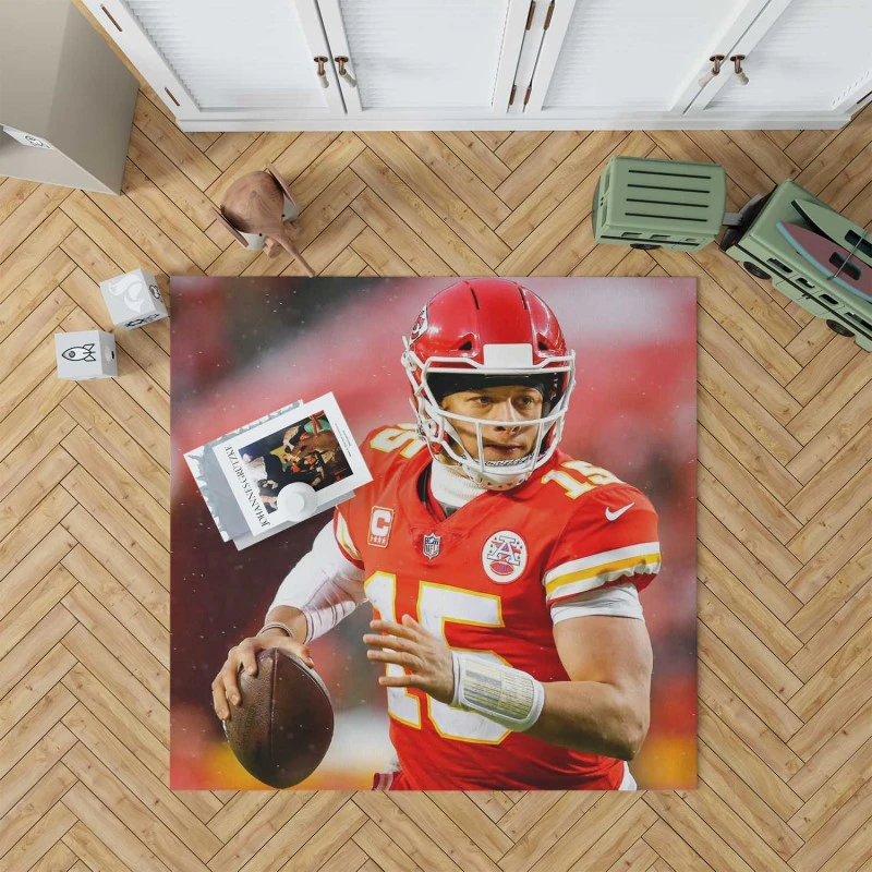Patrick Mahomed American Football Quarterback Rug