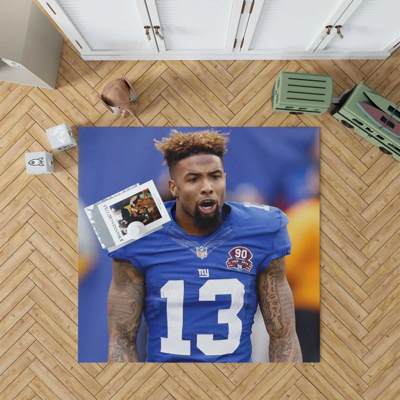 Odell Beckham Jr American Football Rug