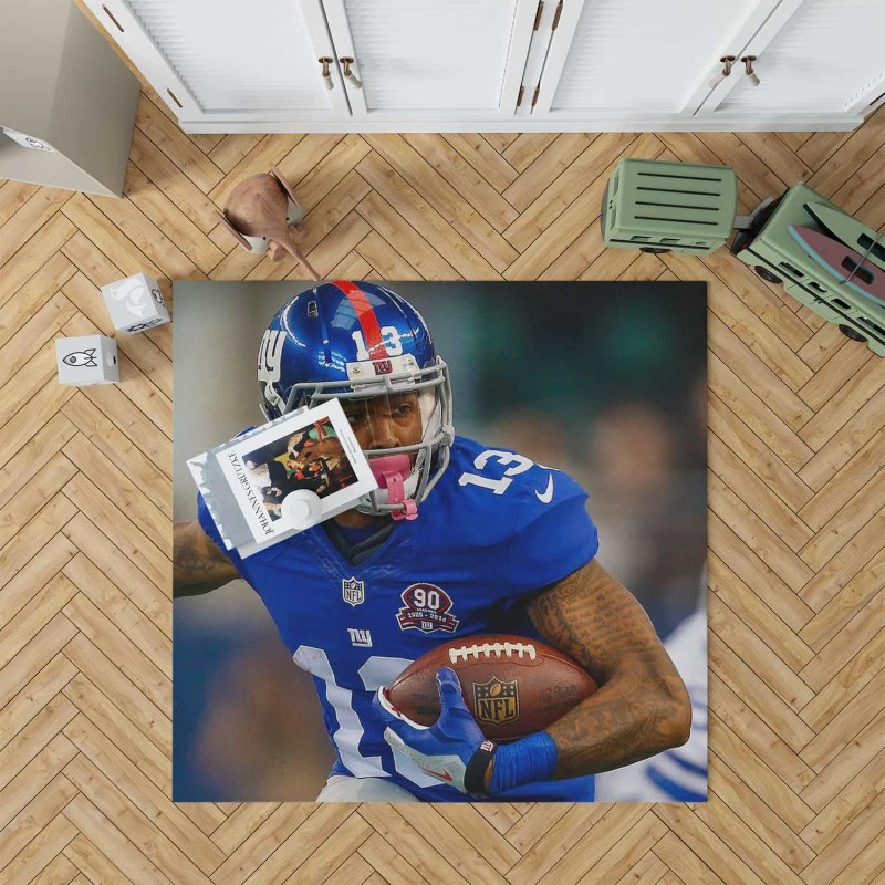 Odell Beckham Jr Nfl New York Giants Rug