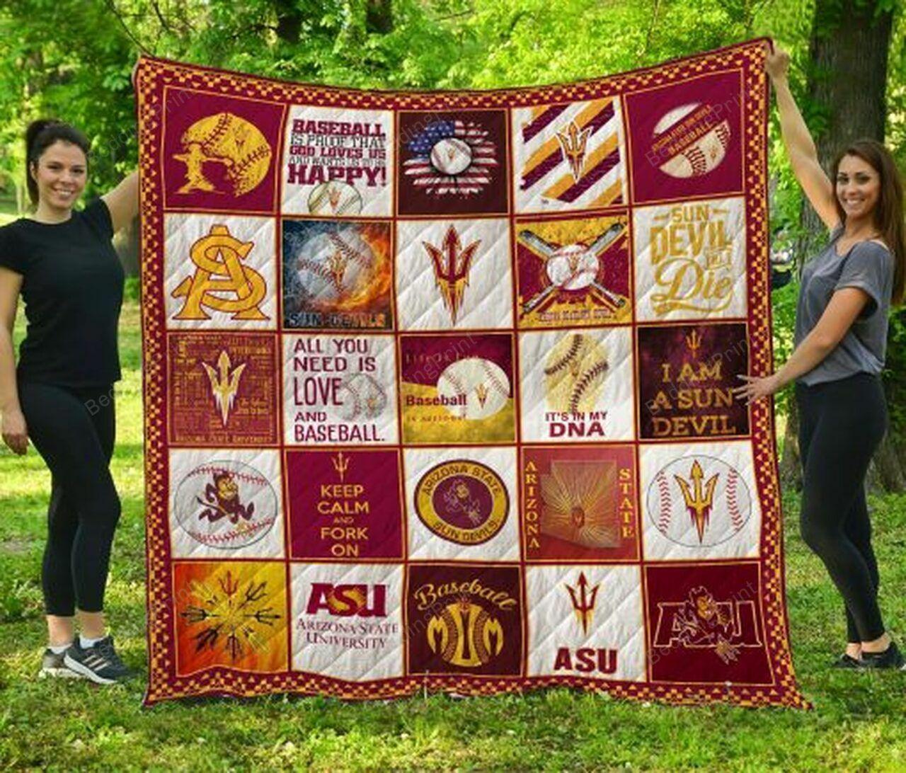 Ncaa Arizotaun De Quilt Blanket #593
