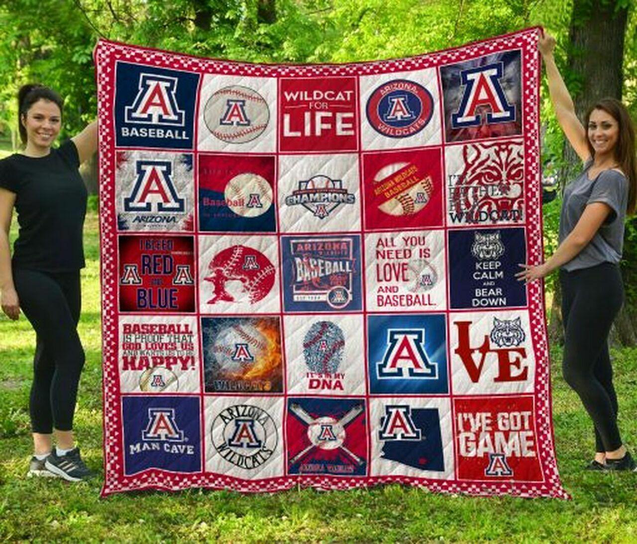 Ncaa Arizona Wild Quilt Blanket #604