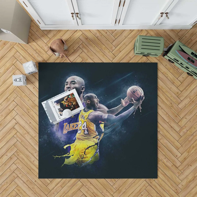 Sensational Nba Basketball Player Kobe Bryant Rug