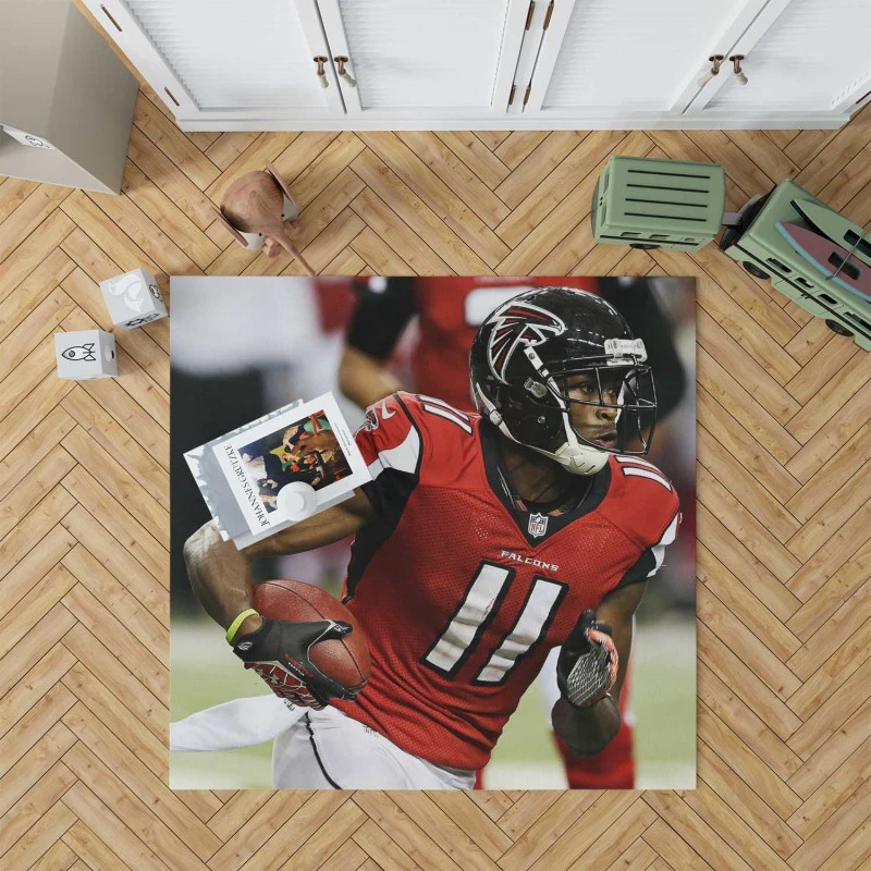 Julio Jones Energetic Nfl Football Player Rug