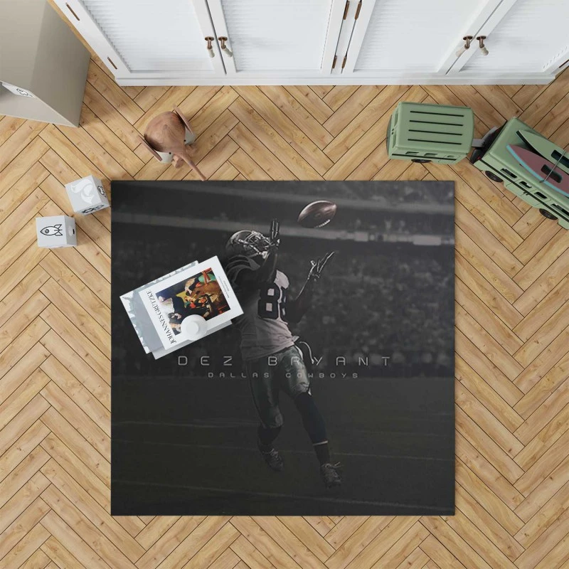 Dez Bryant Energetic Nfl Football Player Rug