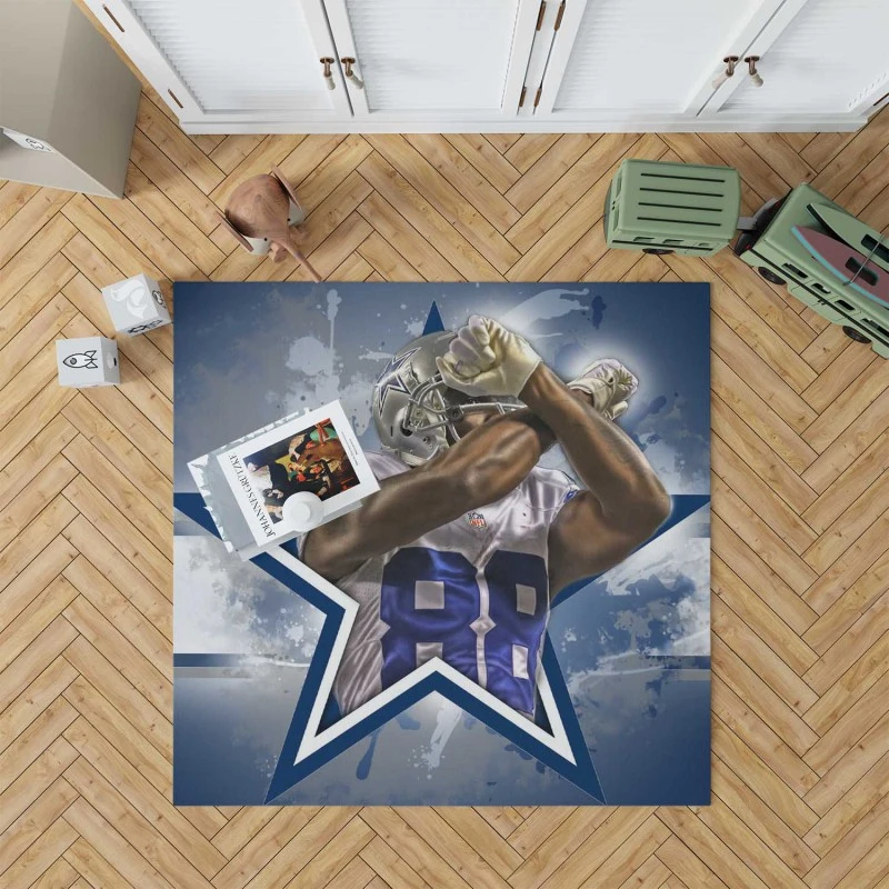 Dez Bryant Popular Nfl Football Player Rug