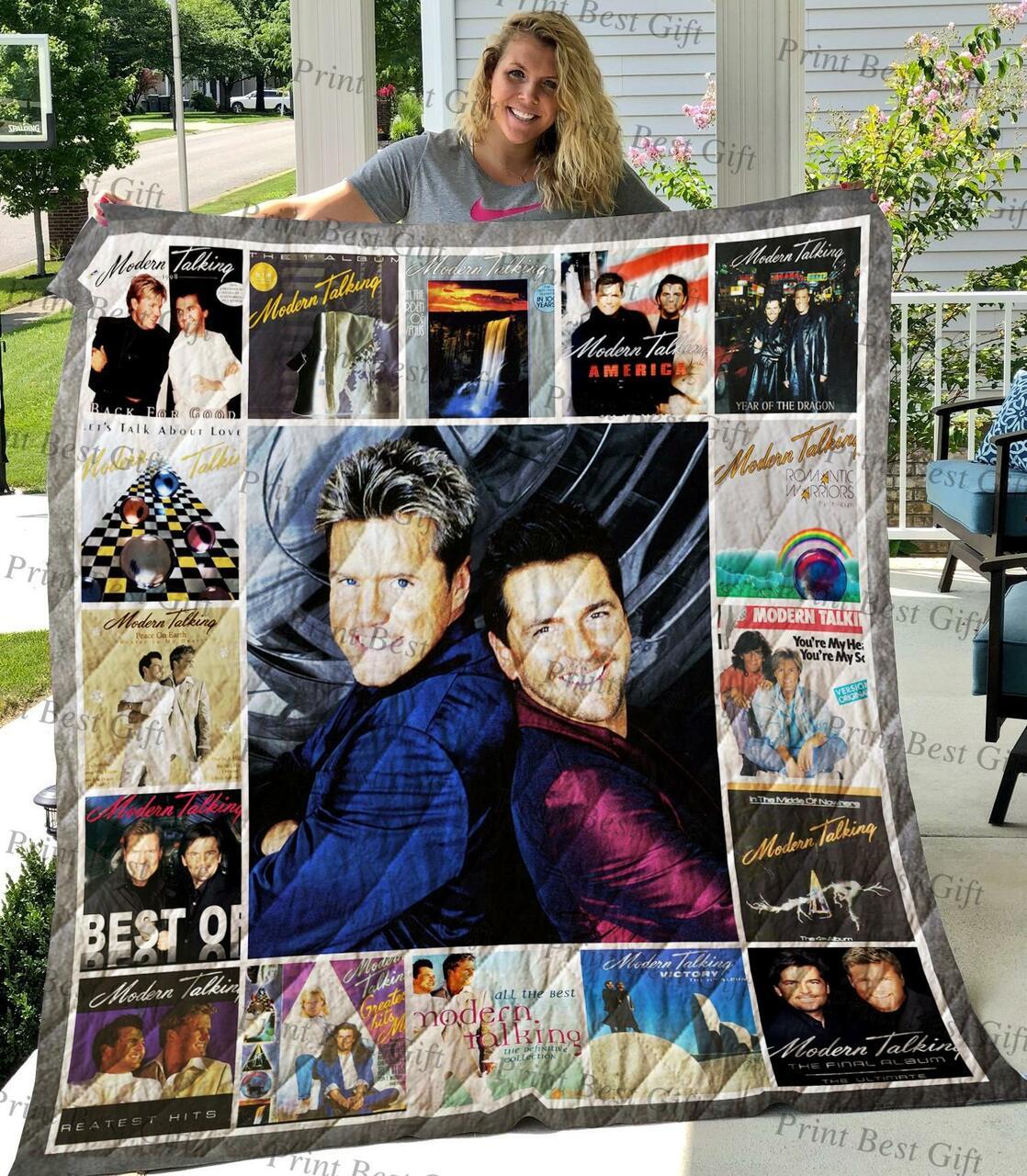 M310758 Modern Talking Quilt Blanket Quilt