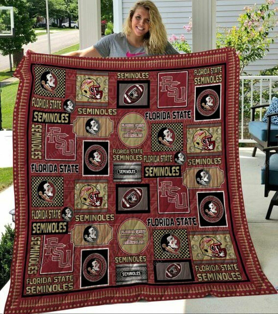 Ncaa Floritaemin Quilt Blanket #77