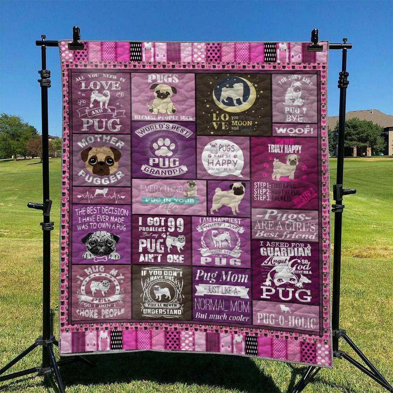Pug Td2809745 Quilt Blanket