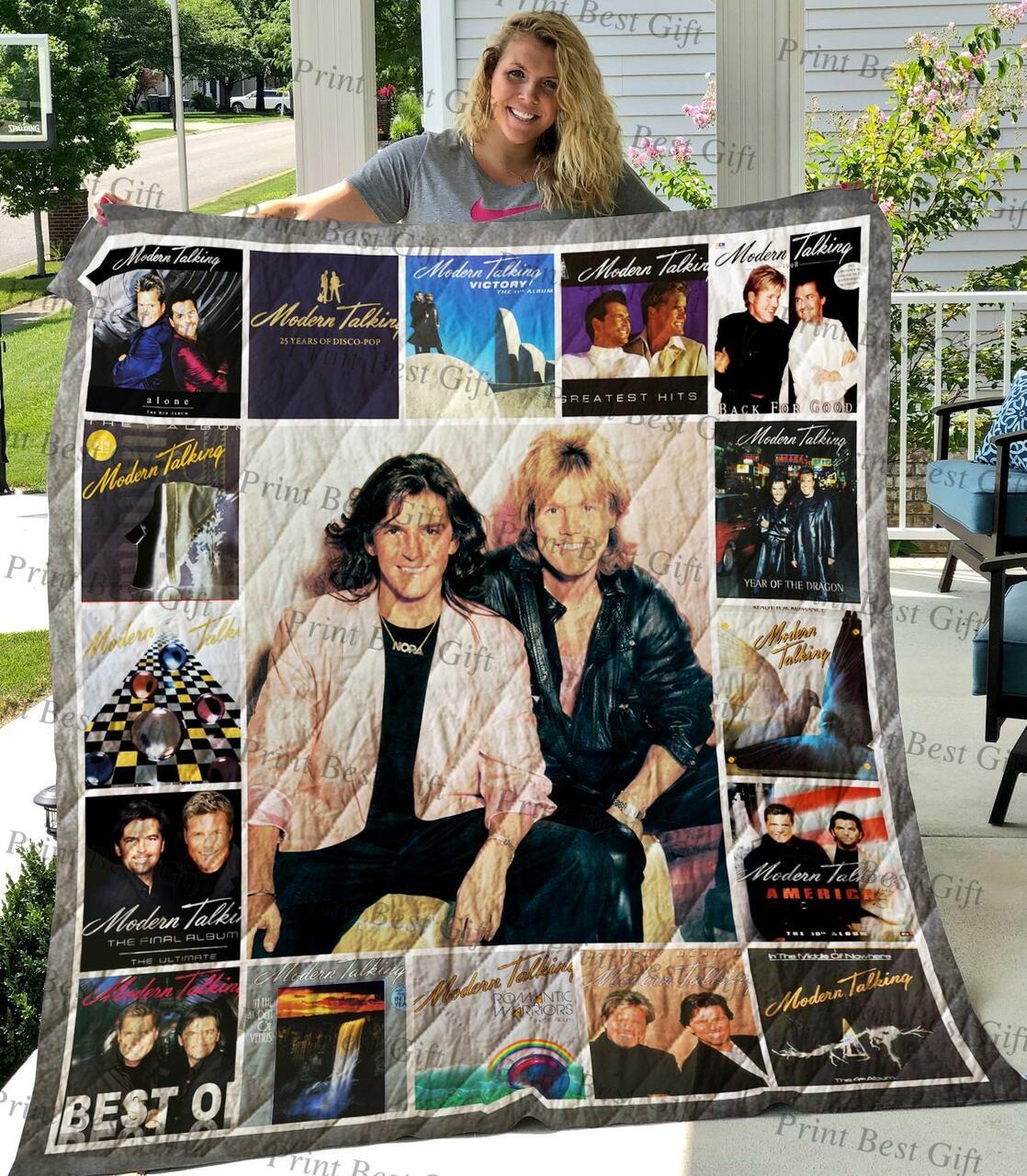 M310757 Modern Talking Quilt Blanket Quilt