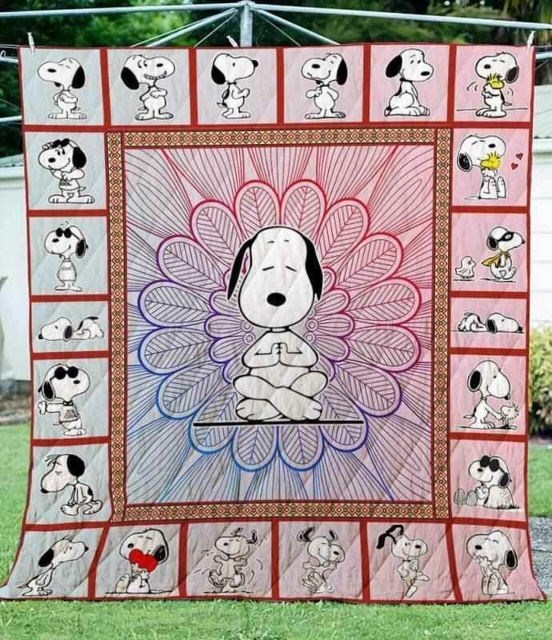 Snoopy Crib Blanket Th10072019 Quilt