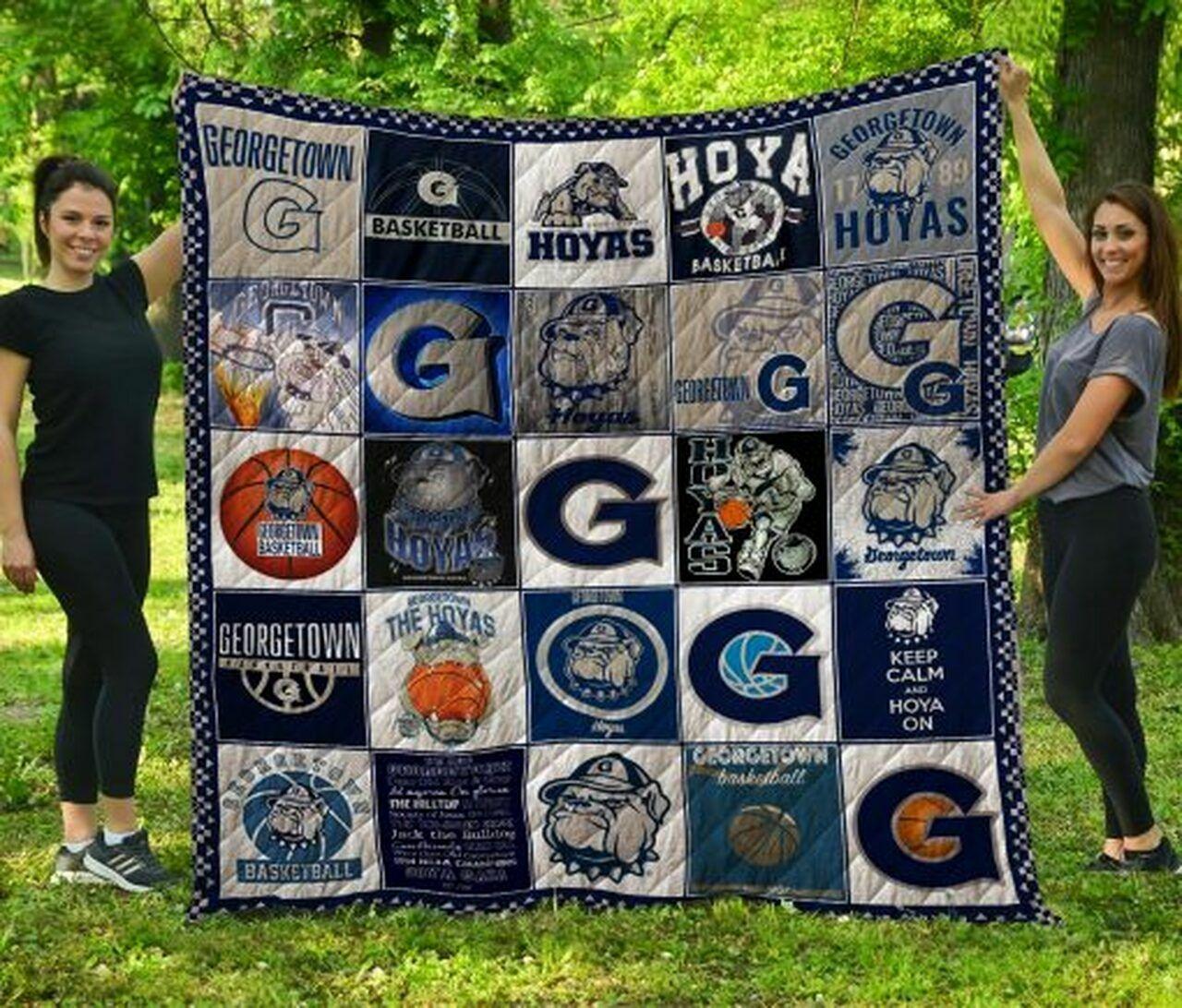 Ncaa Georgetown H Quilt Blanket #1220