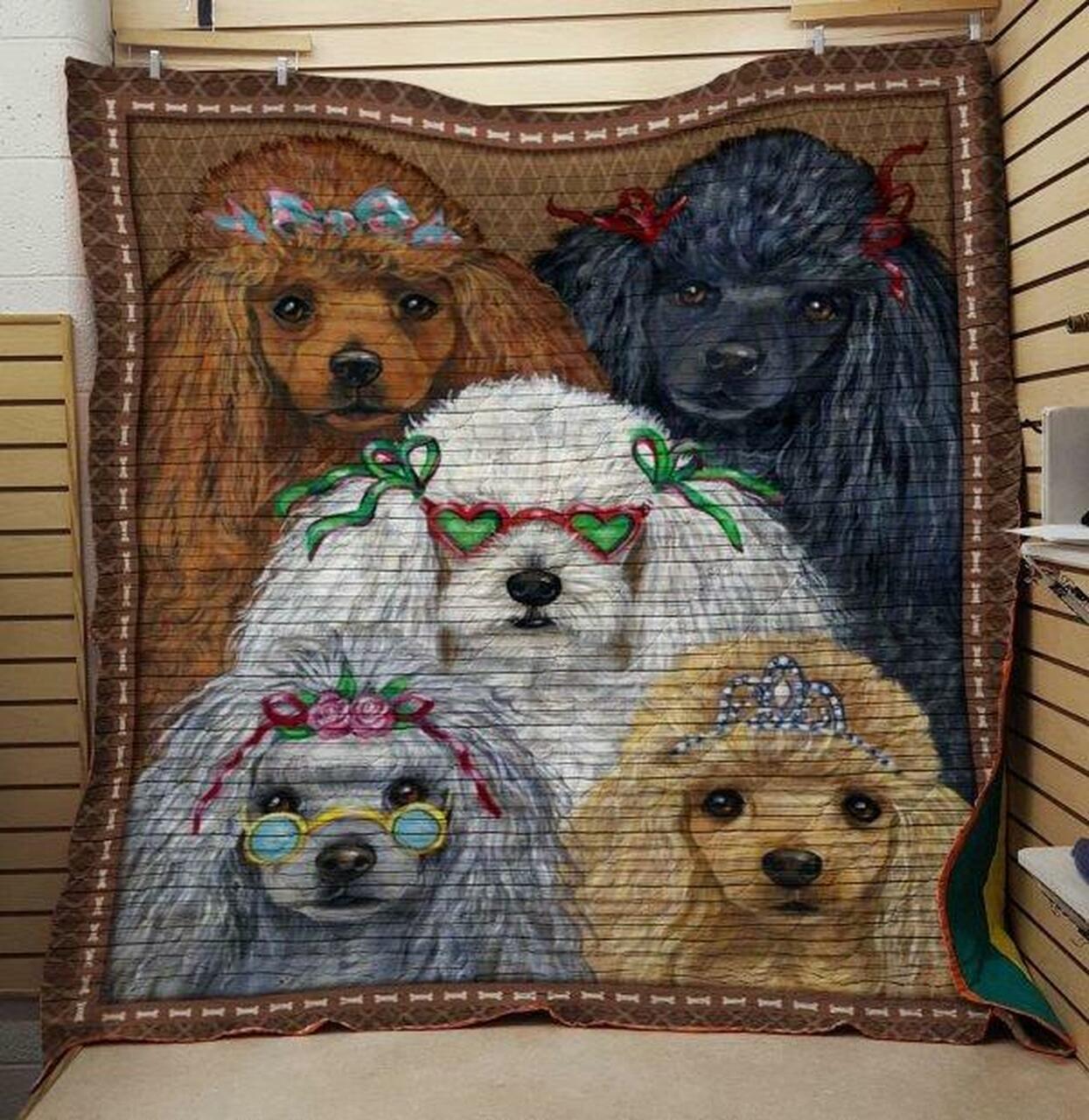 Poodle 7030081 Quilt Blanket Quilt
