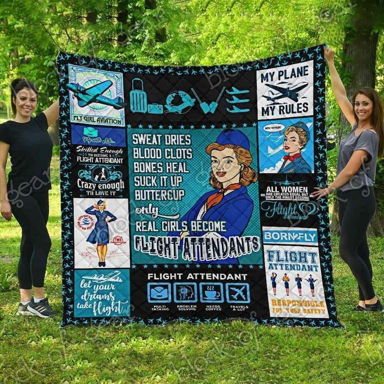 Flight Attendant V2 Blanket Kc1507 Quilt