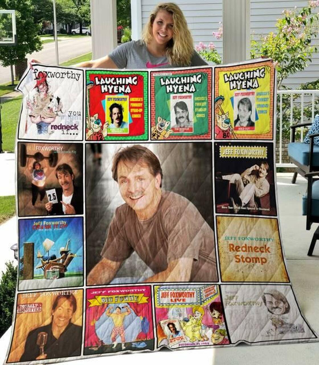 Jeff Foxworthy Quilt Blanket Limited Quilt Blanket
