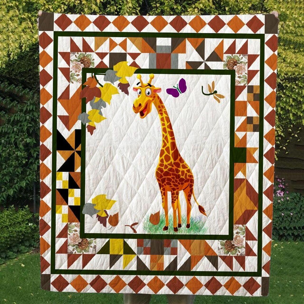 Giraffe Cl14100223Mdq Quilt Blanket
