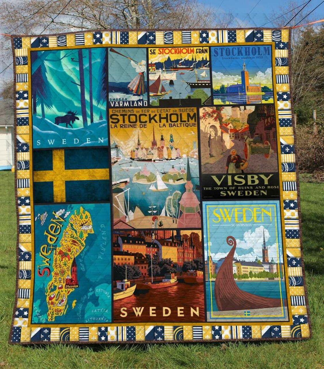 Sweden Li060710A Quilt Blanket