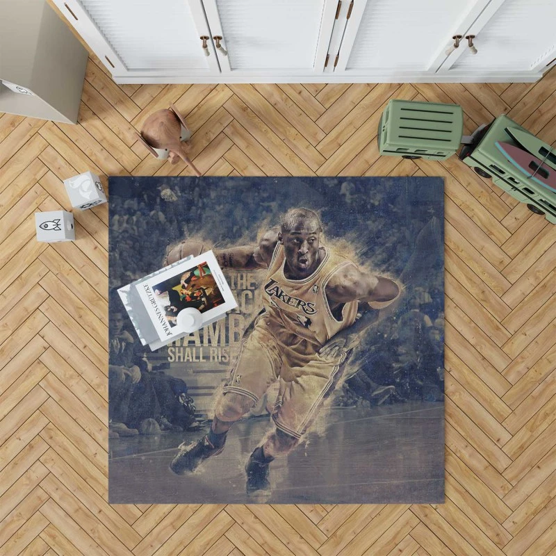 Popular Nba Basketball Player Kobe Bryant Rug