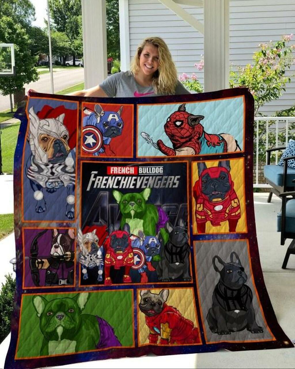 French Bulldog Ava Quilt Blanket Beeq5002 Quilt