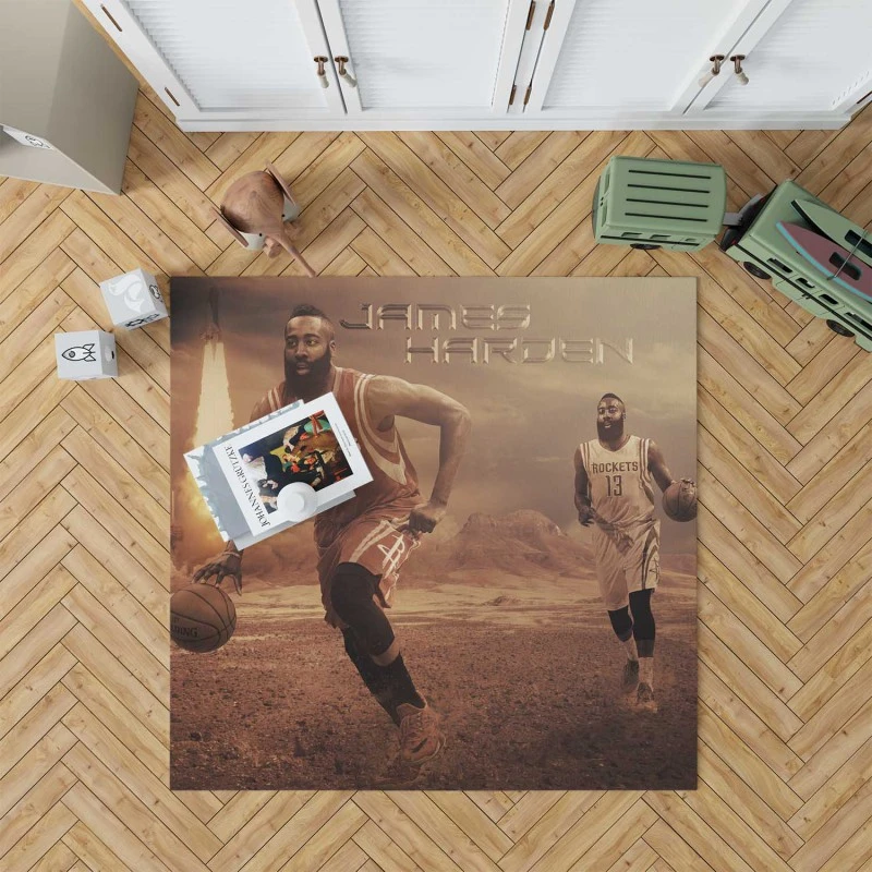 James Harden Strong Nba Basketball Player Rug