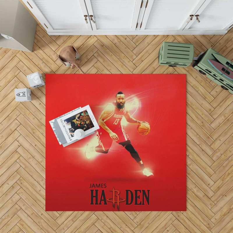 James Harden Popular Nba Basketball Player Rug