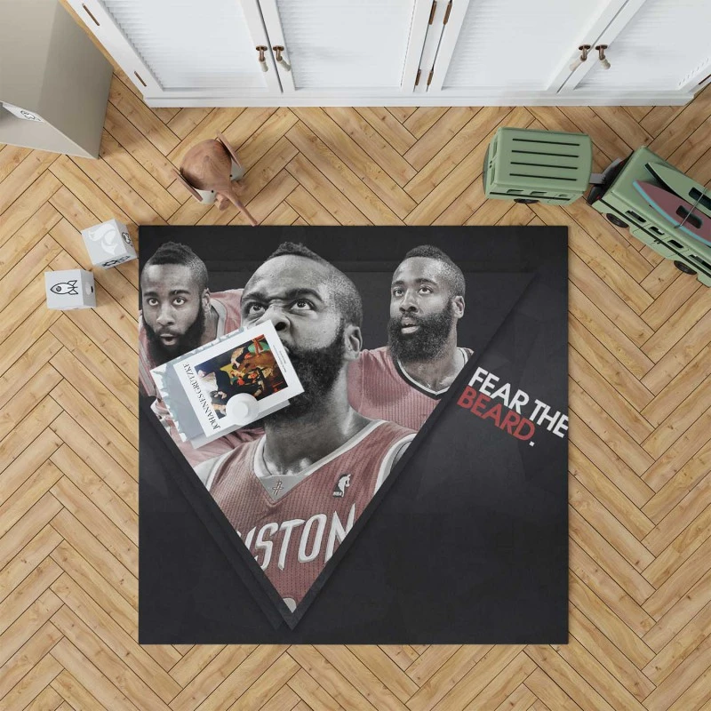 James Harden Excellent Nba Basketball Player Rug