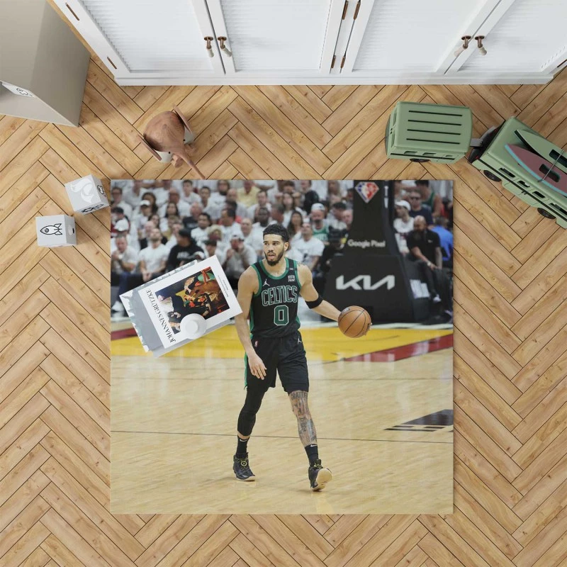 Jayson Tatum Popular Nba Basketball Player Rug