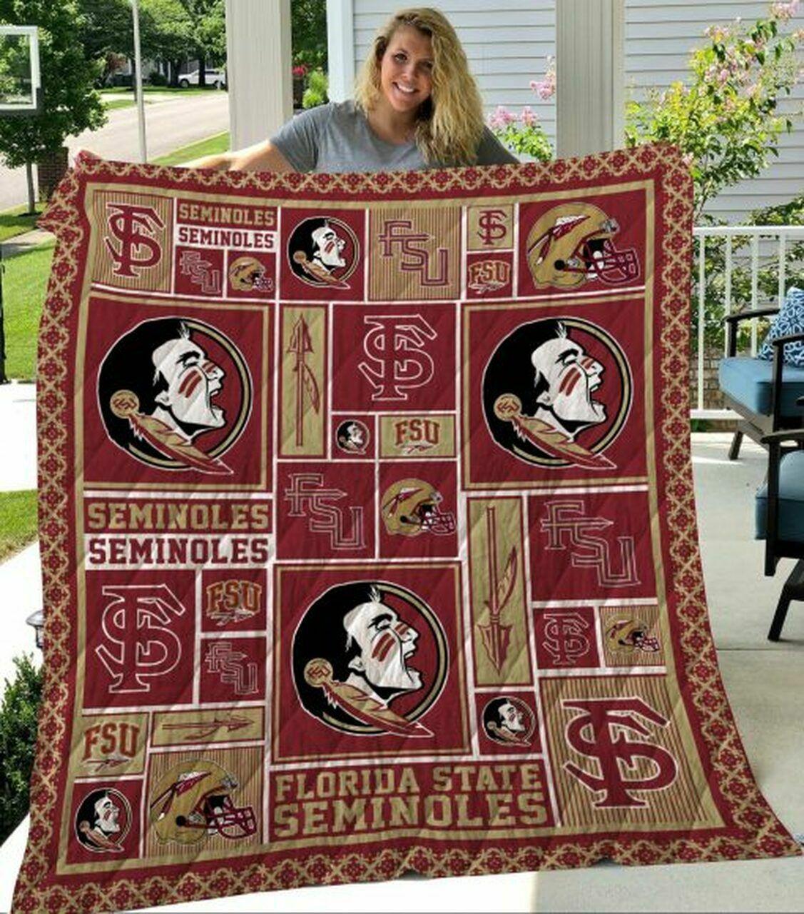 Ncaa Floritaemin Quilt Blanket #79