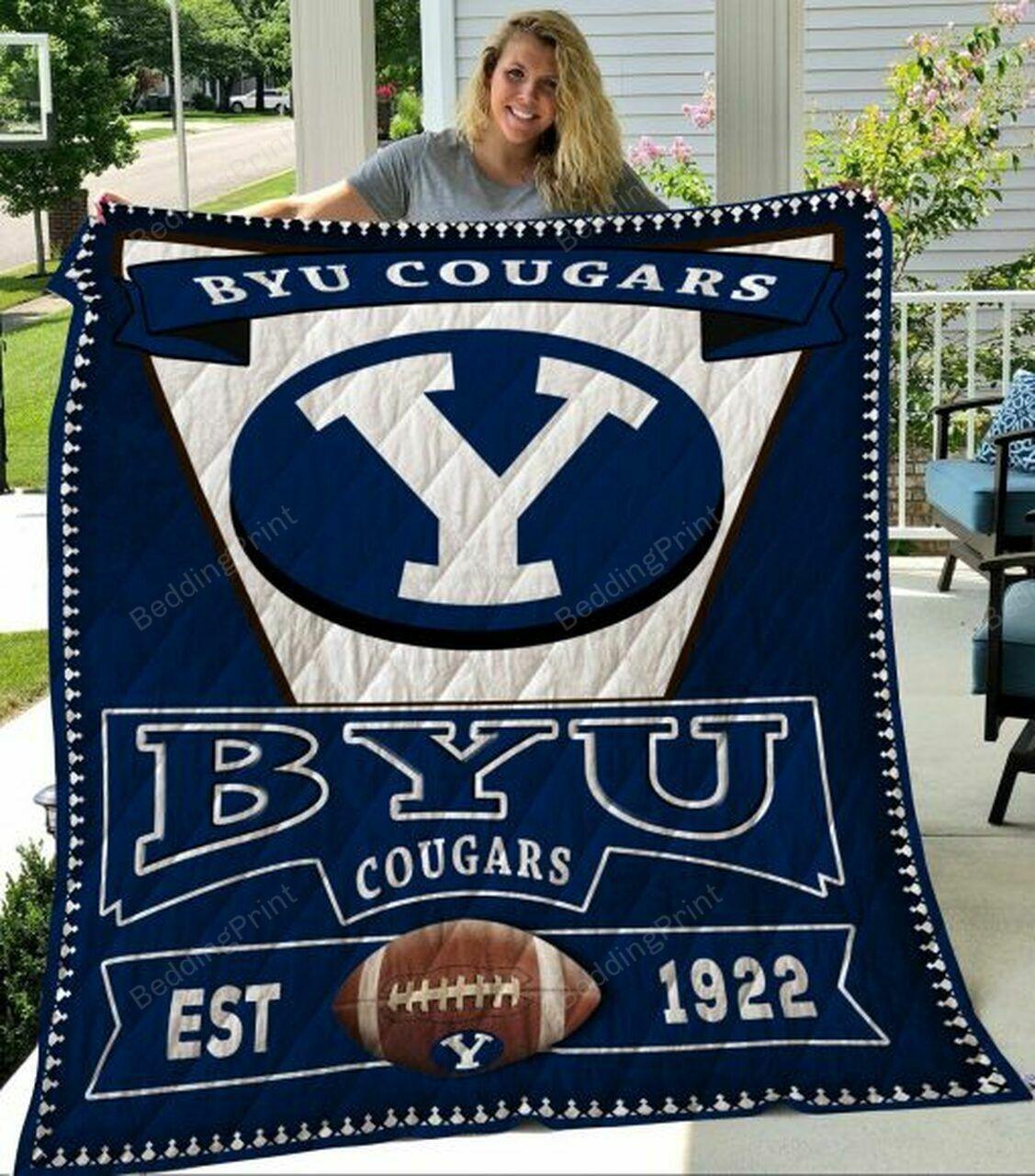 Ncaa Byu Cou Quilt Blanket #1618