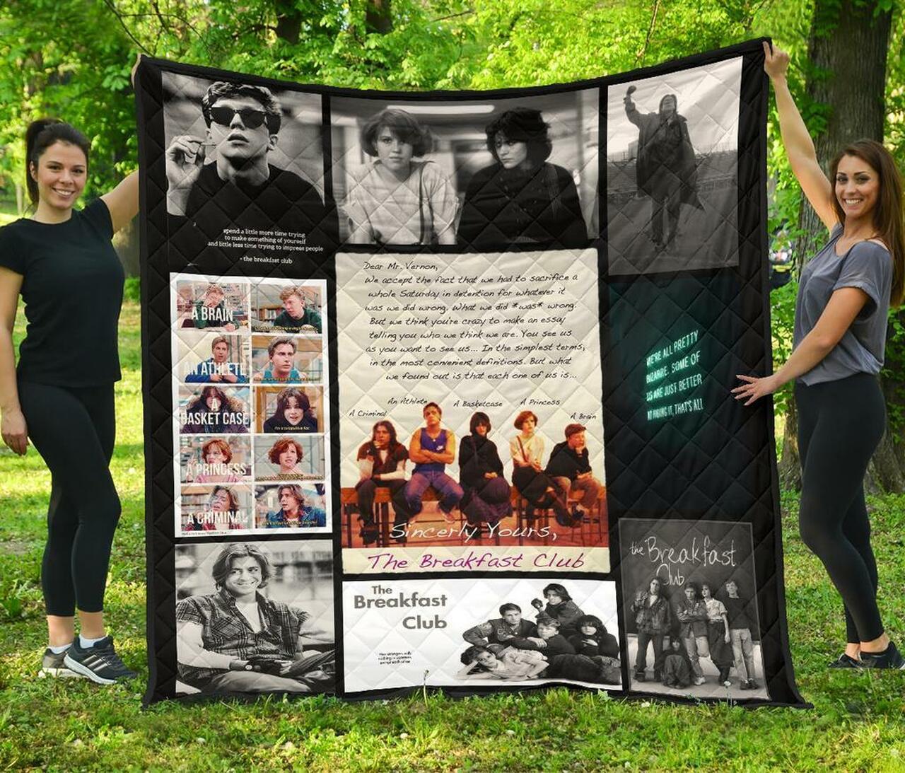 The Breat Club Black Premium Quilt Blanket Quilt