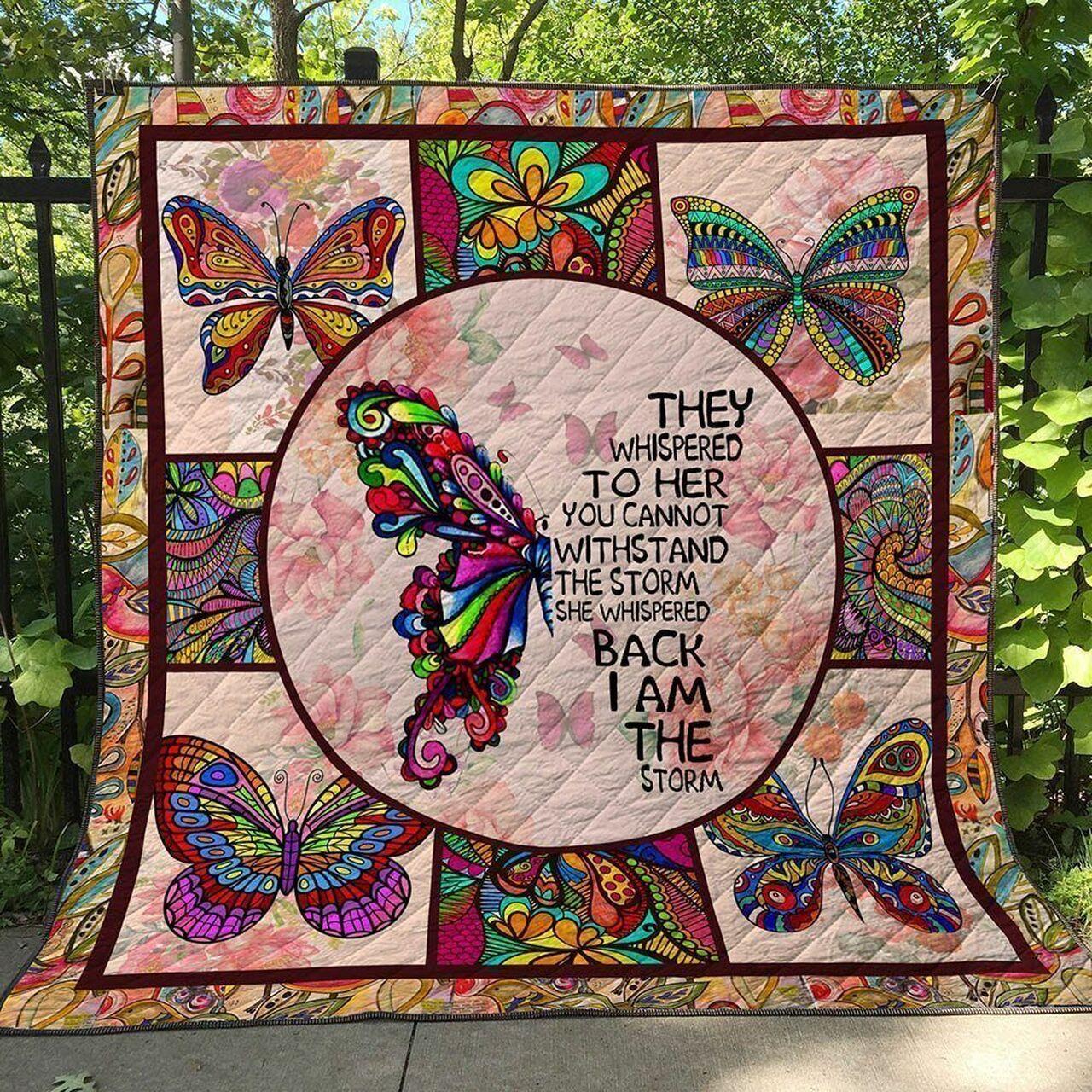 Butterfly Bi130701B Tbg Quilt Blanket