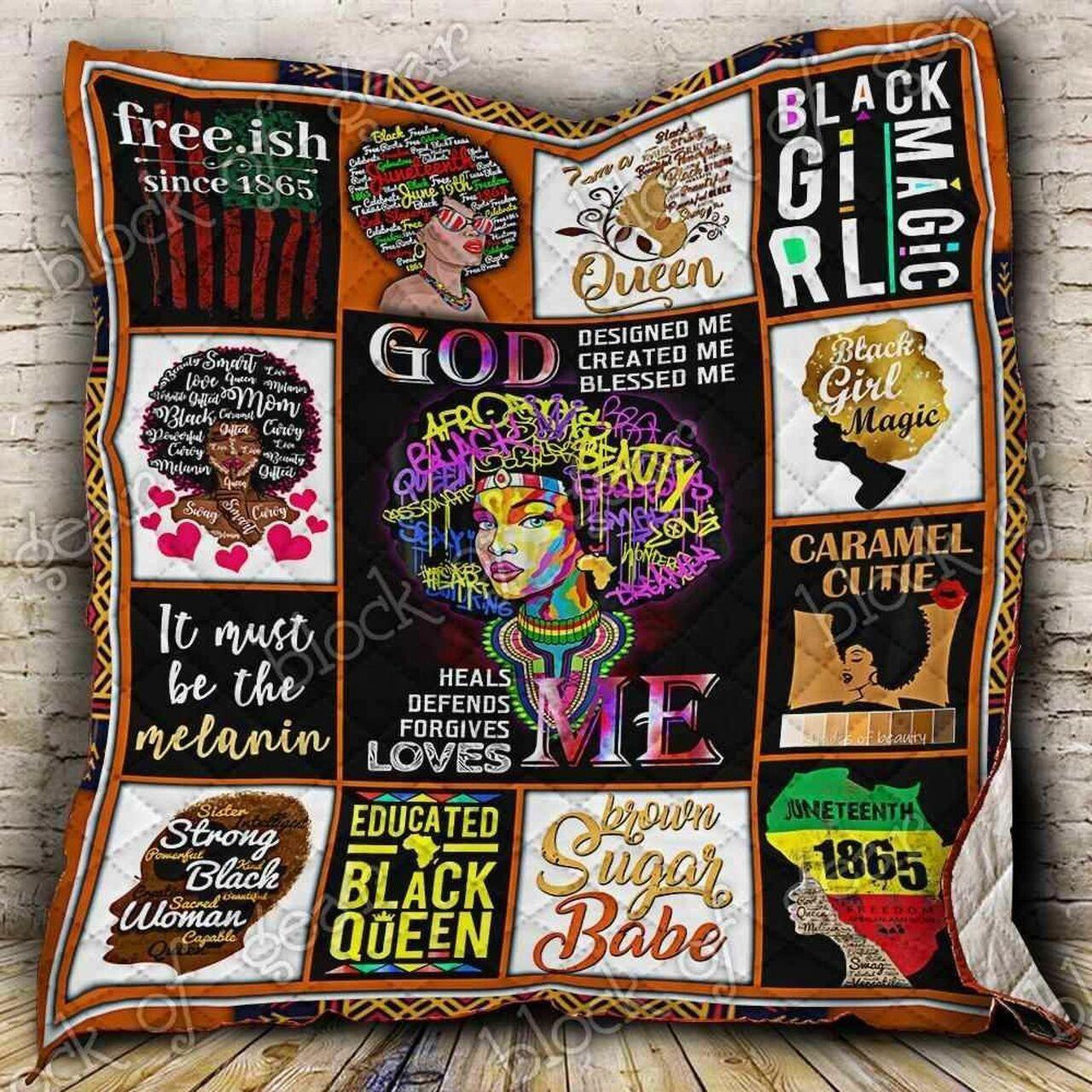 Strong Black Woman Blanket Kc1807 Quilt
