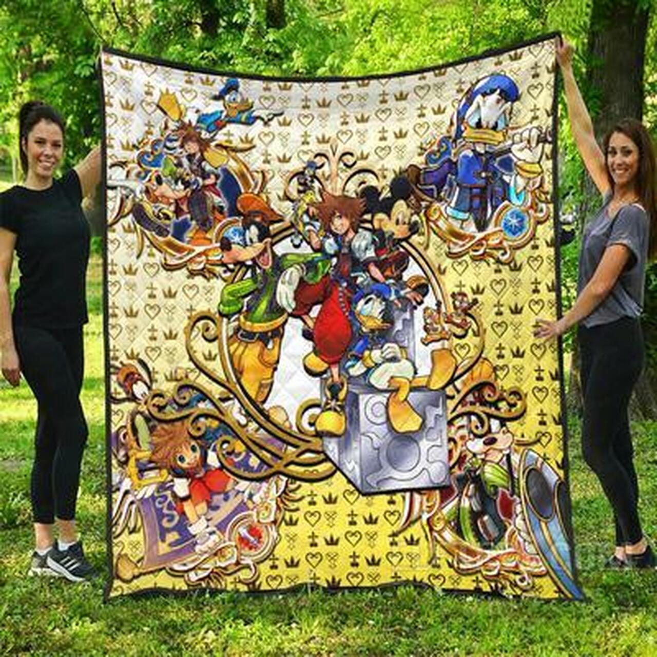 Kingdom Heart Quilt Blanket Kdh14 Quilt