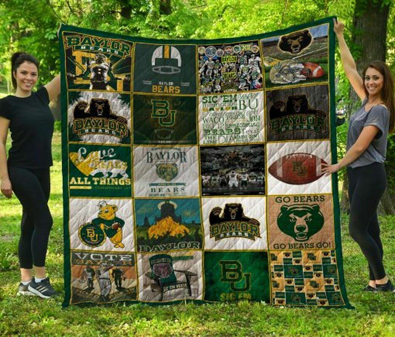 Ncaa Baylor B Quilt Blanket #280