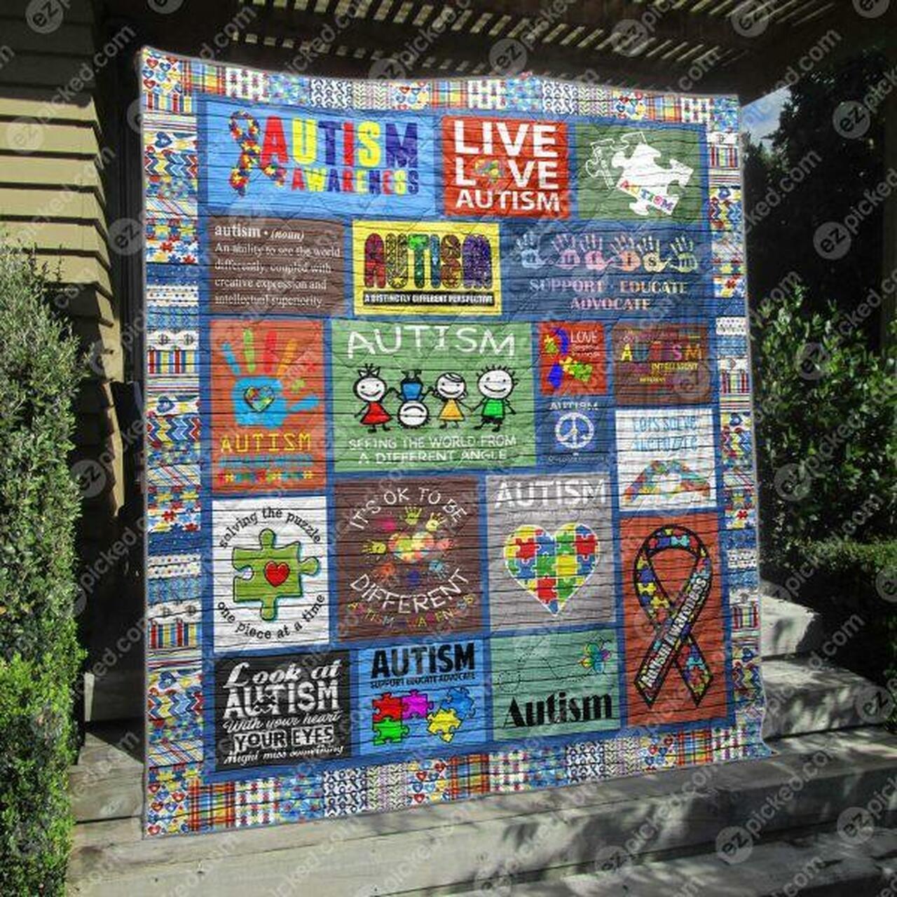 Solving The Puzzle Quilt Blanket Hp47 Quilt
