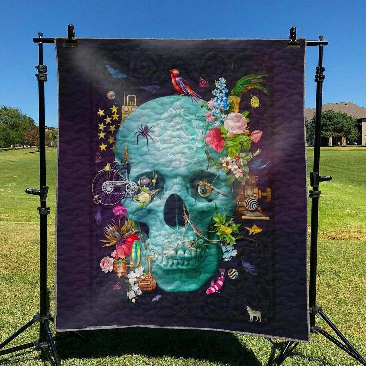Skull Td2809805 Quilt Blanket