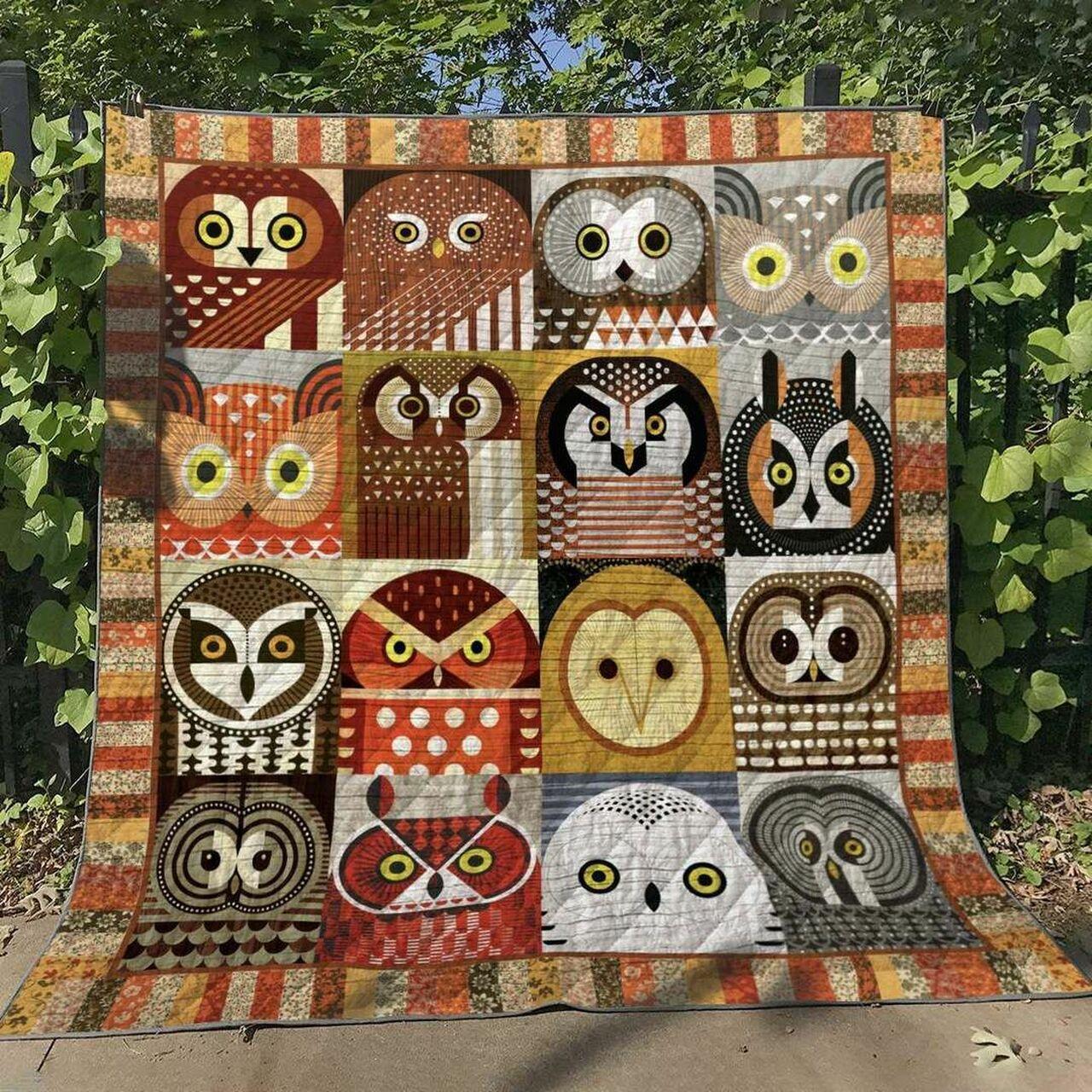 Owl Hm220508 Quilt Blanket