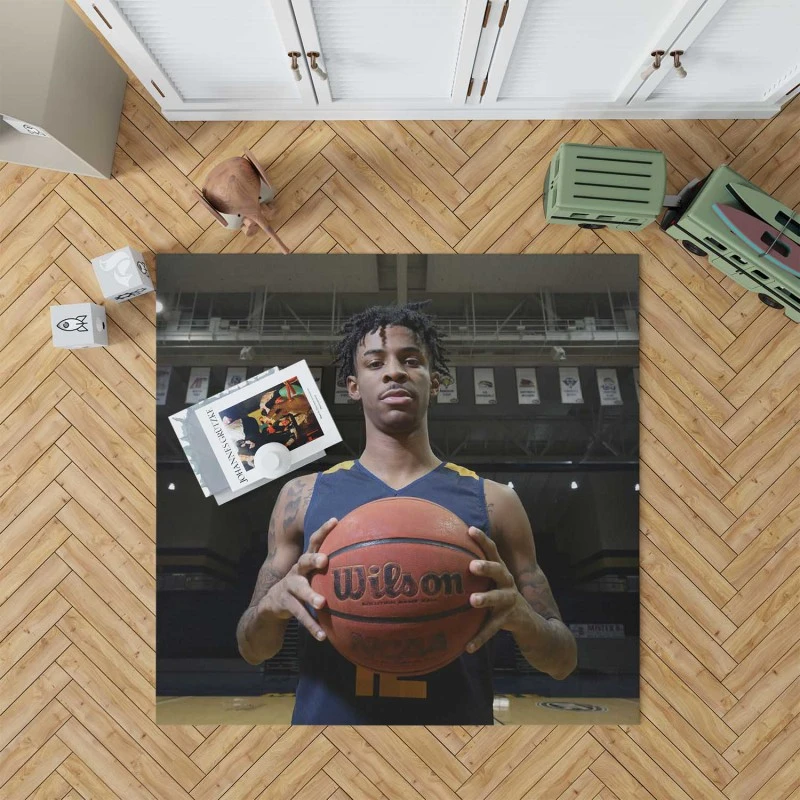 Ja Morant American Professional Basketball Player Rug