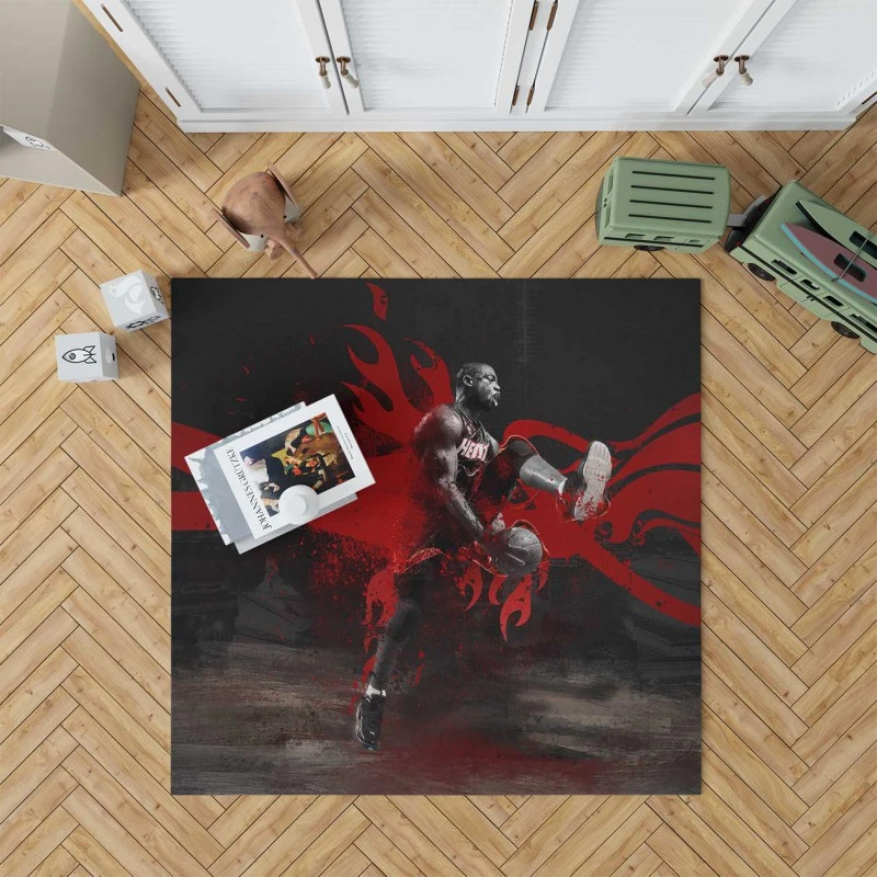Dwyane Wade Exellelant Nba Basketball Player Rug