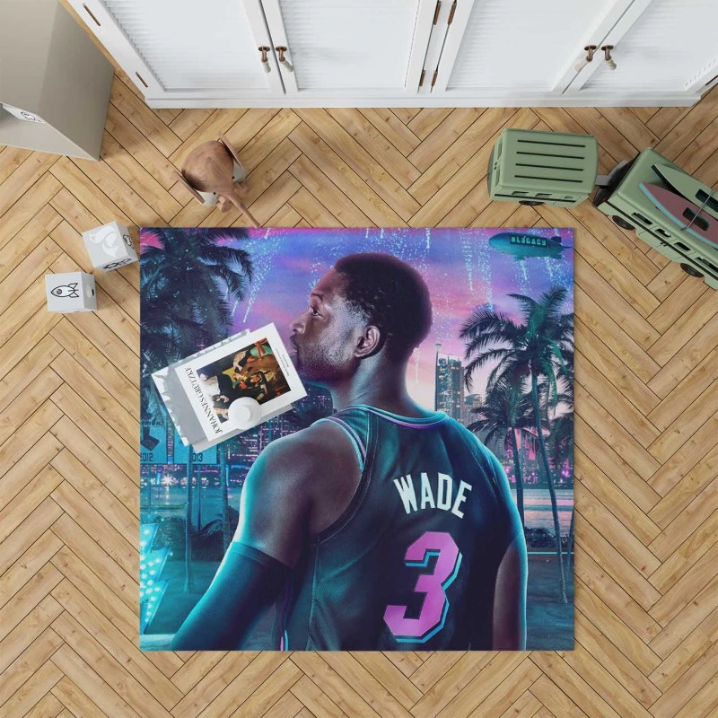 Dwyane Wade In Nba 2K20 Game Rug