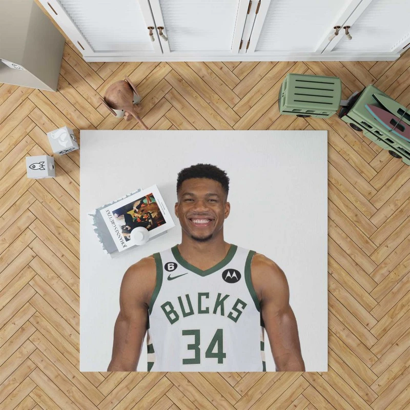 Exellelant Basketball Player Giannis Antetokounmpo Rug